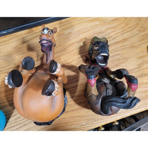 Southwest Theme Wine Bottle Holders Horses Funny Unique